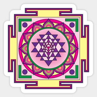 Sri Yantra Mandala Sticker